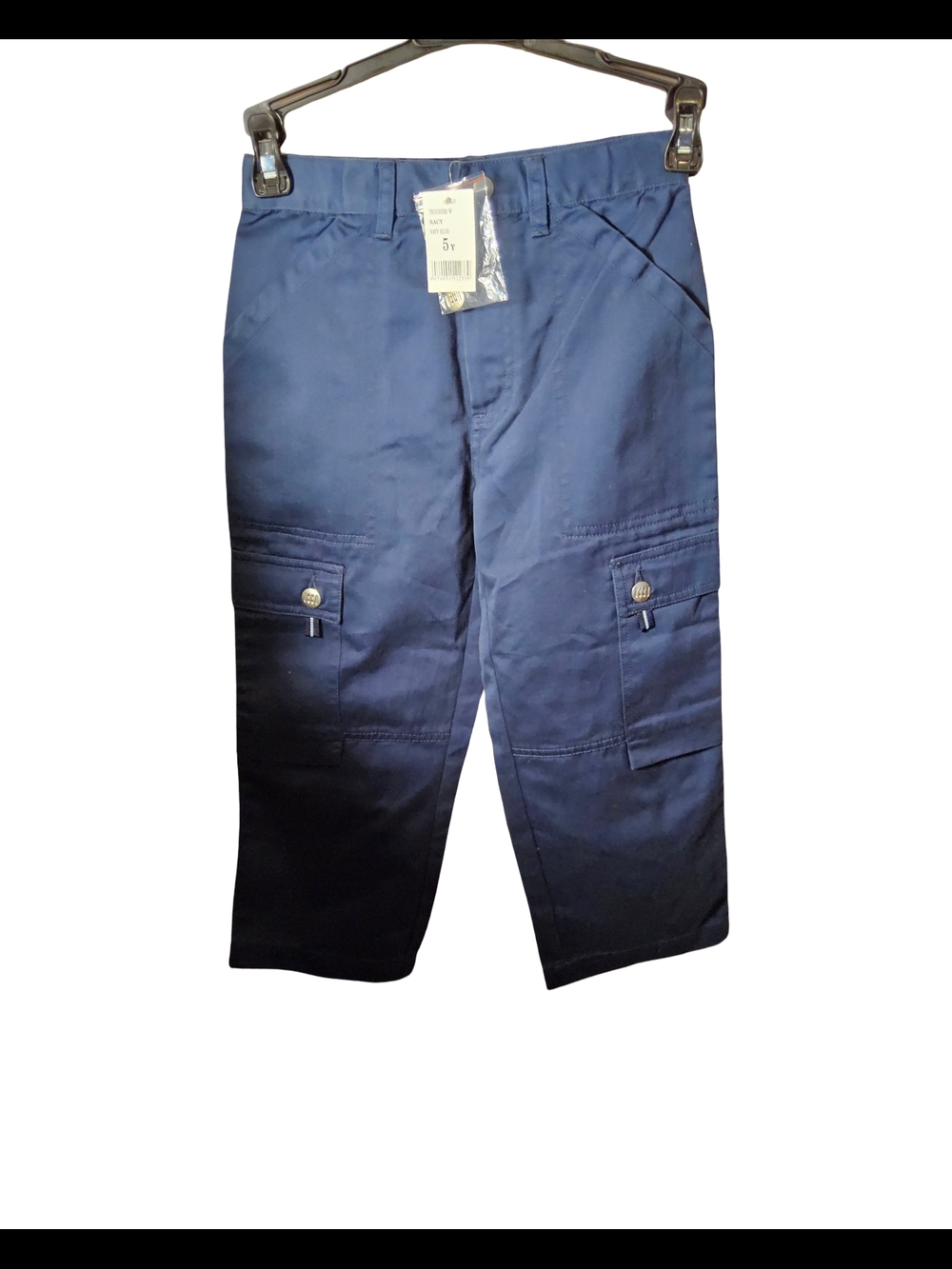 NWOT Boys Size 5T Jacadi Navy Blue Cargo Pants